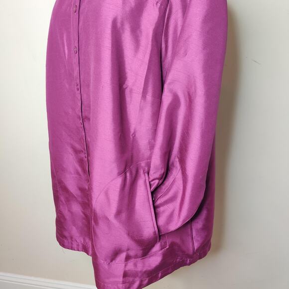 Joan Rivers Tunic w/ Pockets Button Up Long - Picture 6 of 9